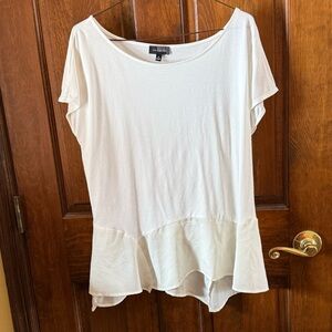 The Limited White Short Sleeve Women's Top